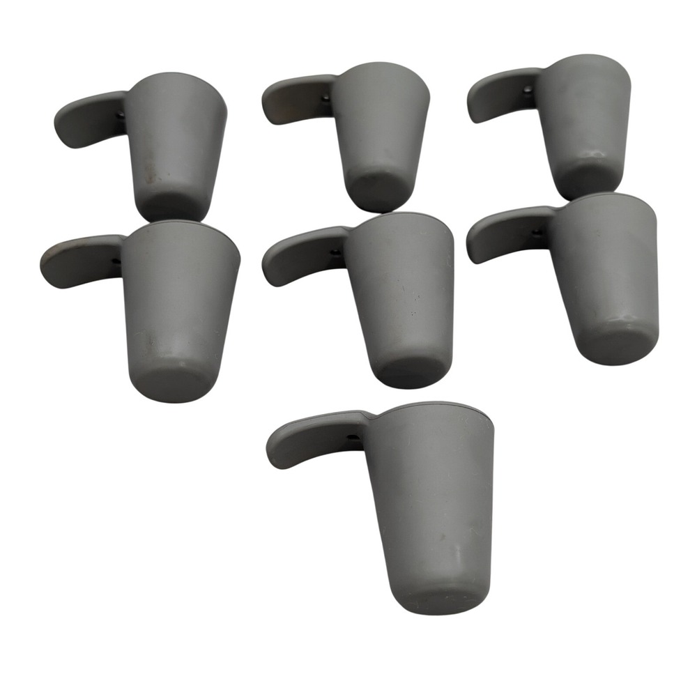 UYZO Kayak Scupper Plugs Gray Plastic Cone Reservoir Set 7 Fishing Boating